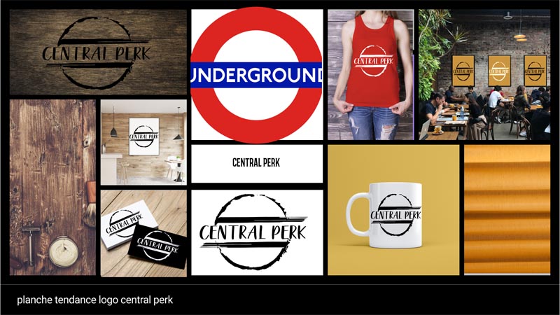 planche tendance du logo central perk